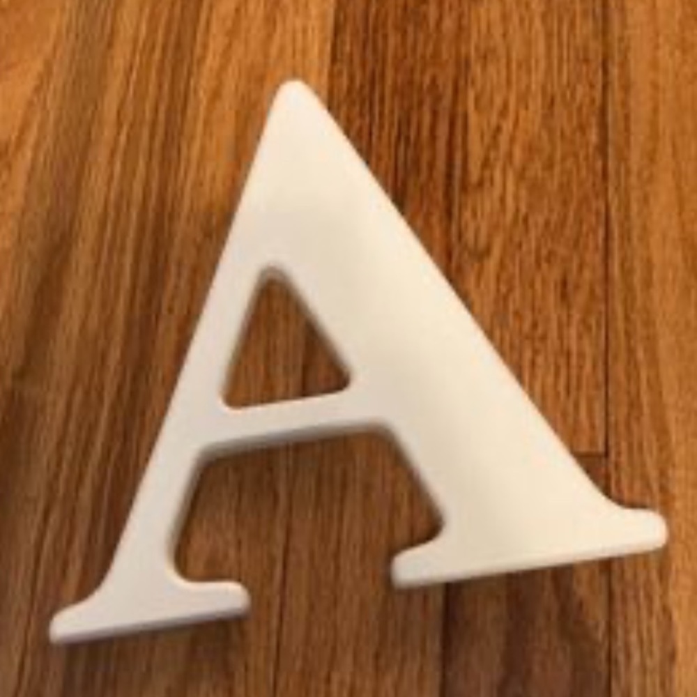 Letter "A" BabiesRUs Wooden Wall Letter